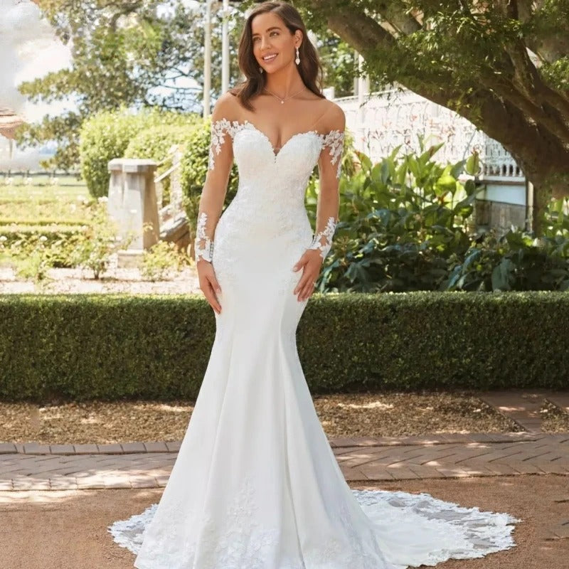 Robe de mariée sirène dos nu