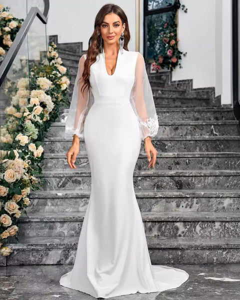 Robe longue sirène