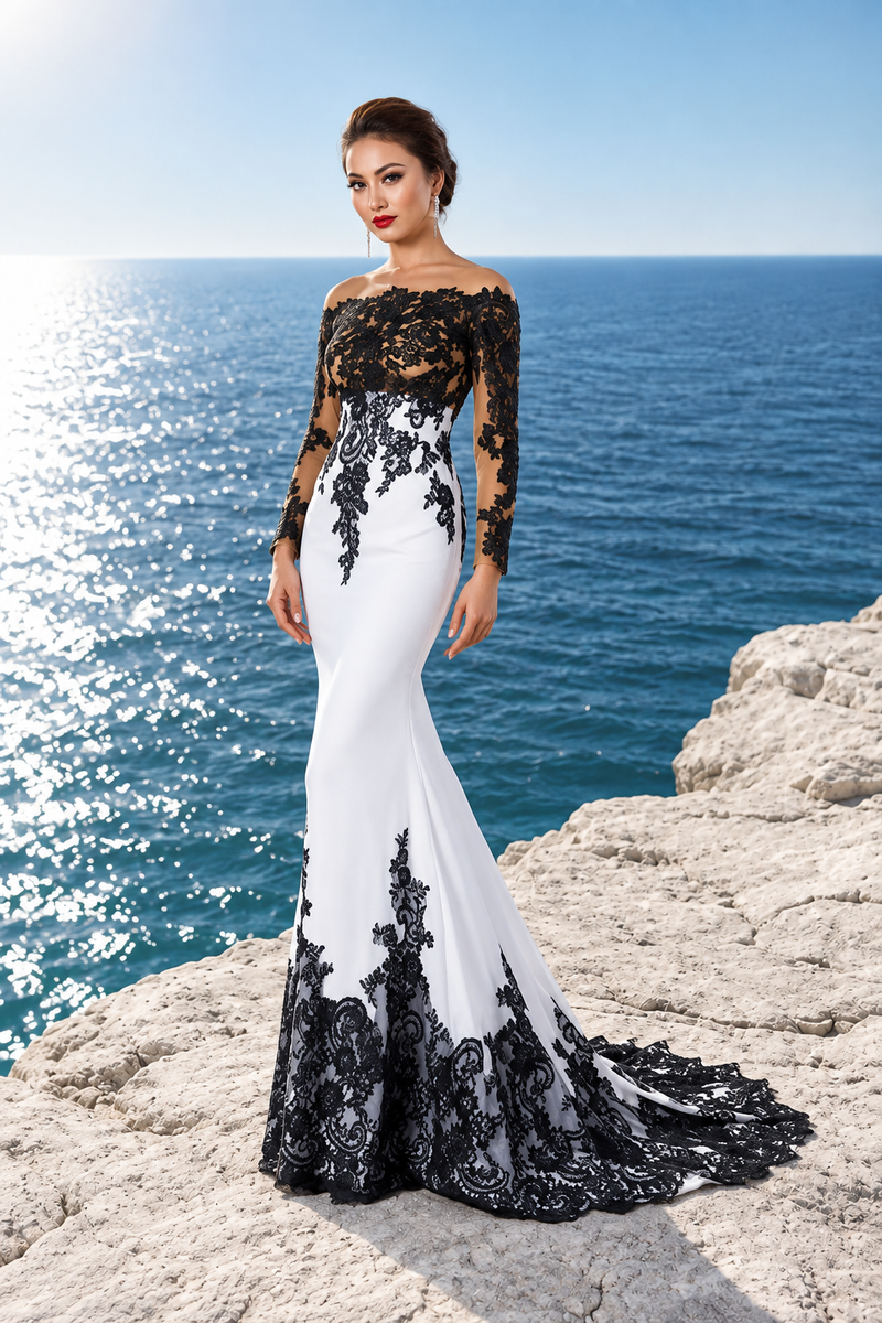 Robe de mariée sirène glamour