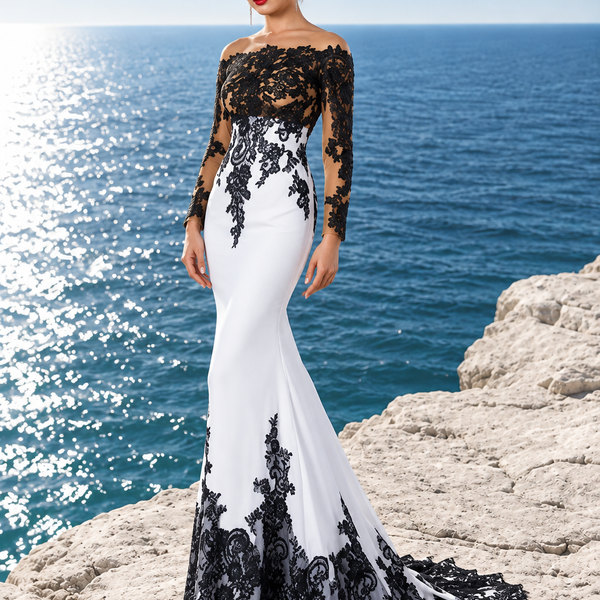 Robe de mariée sirène glamour