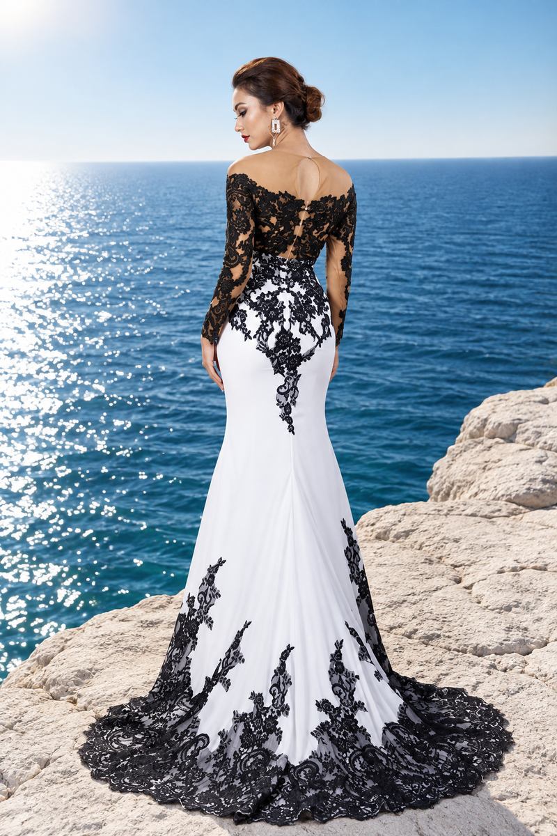 Robe de mariée sirène glamour