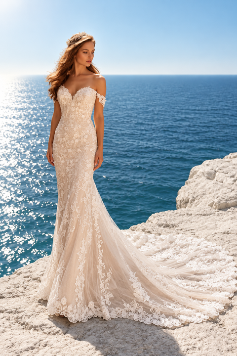 Robe mariée sirène dentelle