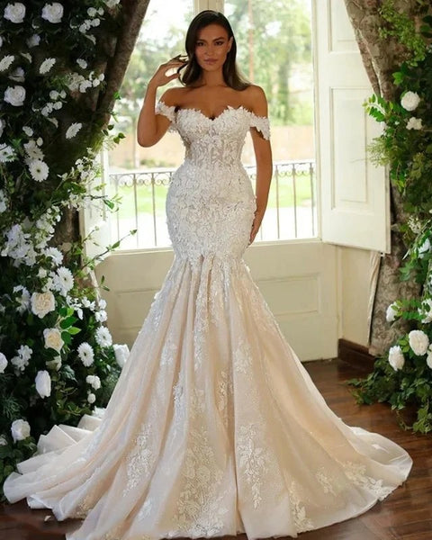 Robe de mariée sirène bustier