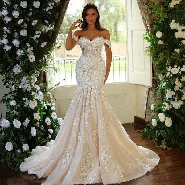 Robe de mariée sirène bustier