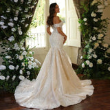 Robe de mariée sirène bustier  dos nu