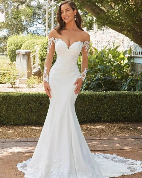 Robe de mariée sirène dos nu