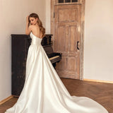 Robe mariée sirène avec surjupe longue