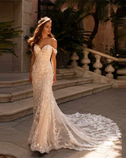 Robe mariée sirène dentelle