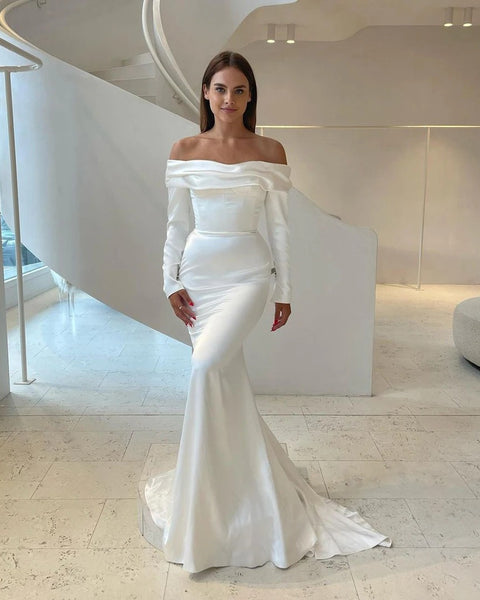 Robe mariée sirène satin