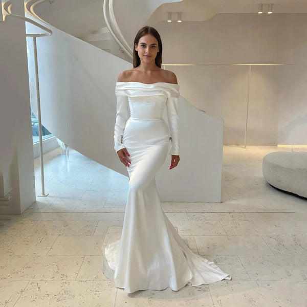 Robe mariée sirène satin