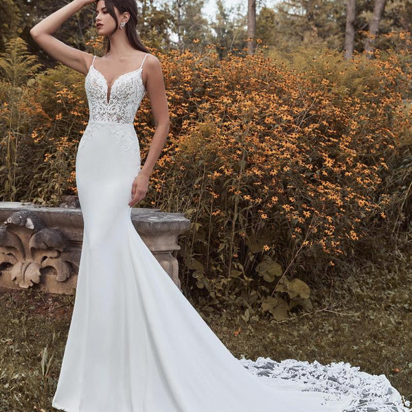 Robe de Mariée Sirène Dos Nu Dentelle – Ma Robe Sirène