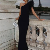 Robe de soirée sirène noire Noir / 34